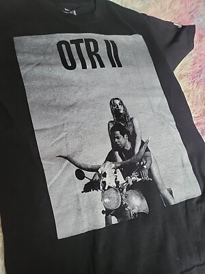 OTR II On The Run Tour 2018 Beyonce Jay Z Concert T-Shirt Black