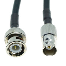 RG58 BNC Male plug to BNC Female jack crimp Coaxial Connector Cable 50 Ohms lot
