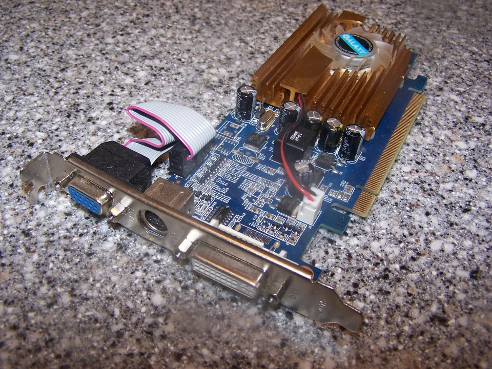 Galaxy Nvidia Geforce 8400GS 256MB DDR2 AGP Video Card - Image 2 of 4