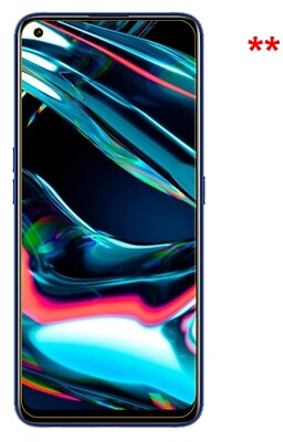 dipos I Pellicola Protettiva Opaco Compatibile con Oppo Realme X7 Protezione Vetro Flessibile 9H