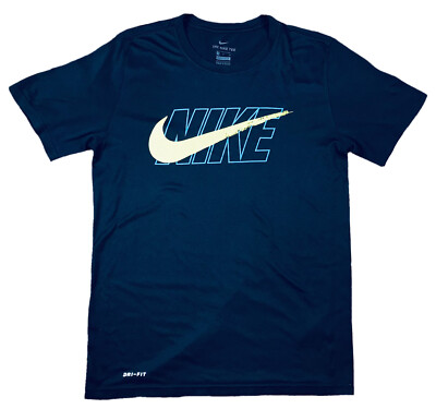 Nike Dri-Fit Men’s Active Shirt Size Small Navy Blue