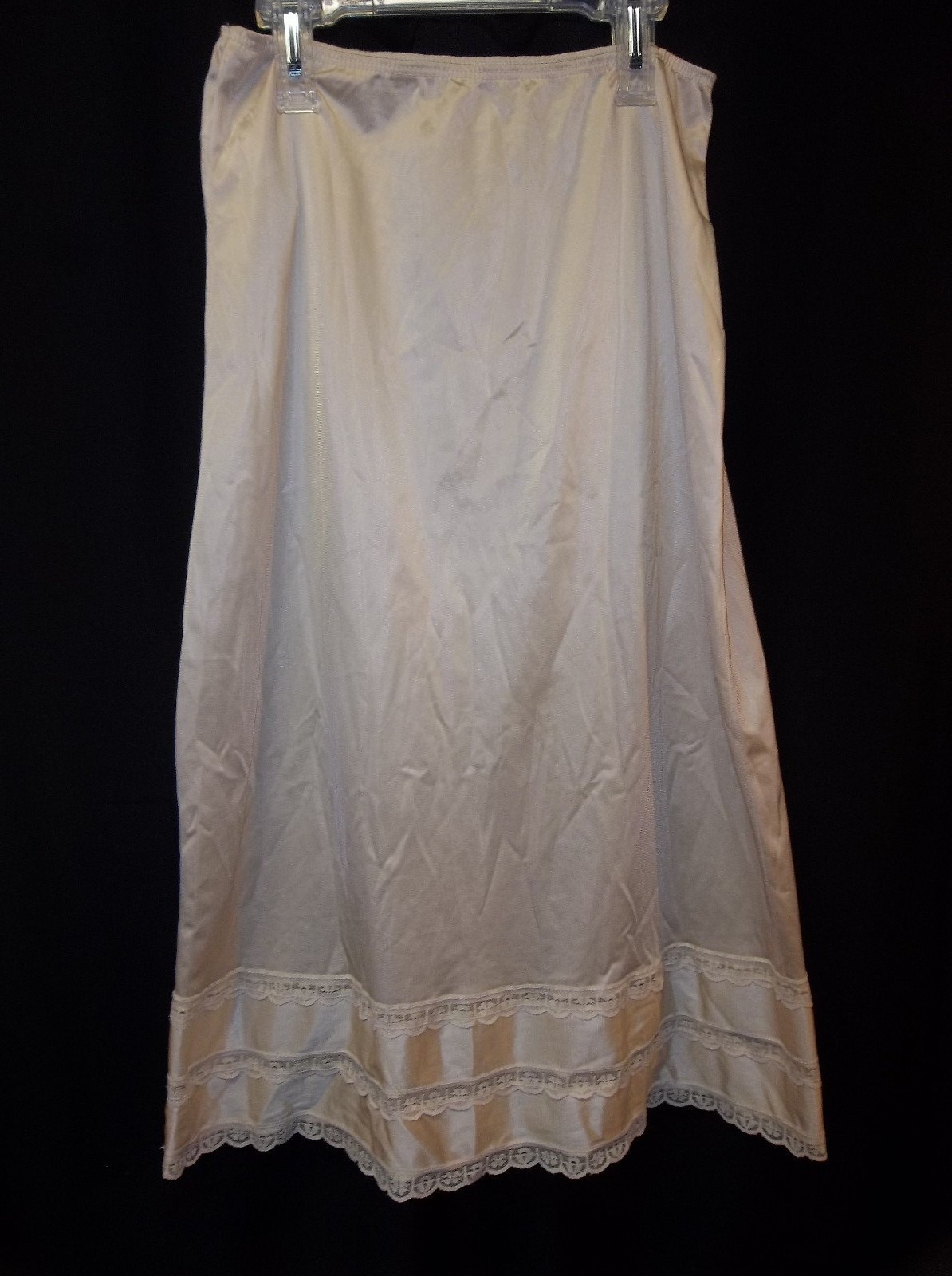 SEARS Pretty IVORY HALF SLIP Dress Size SMALL Gem