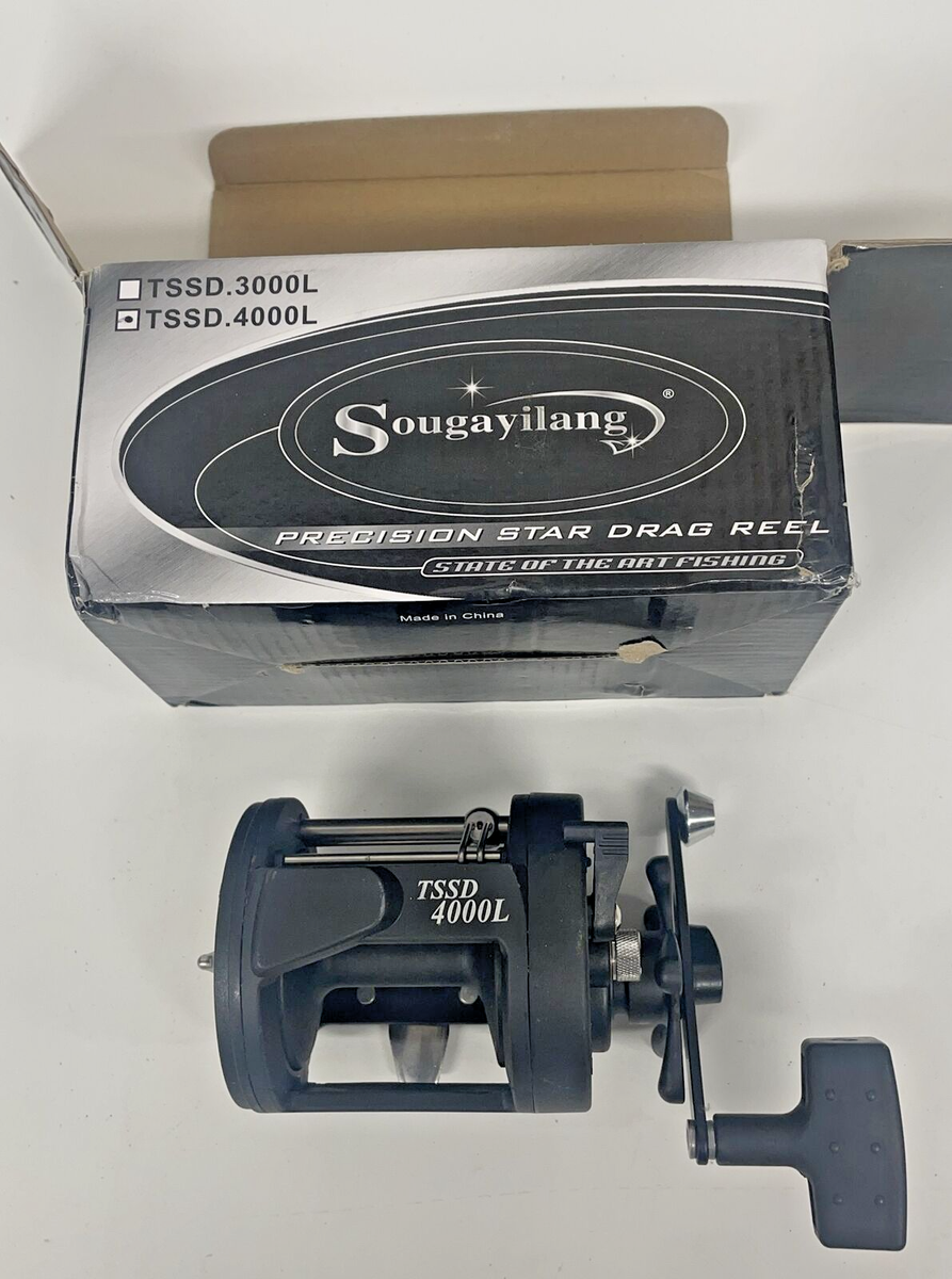 chinese lever drag fishing reels Sougayilang Precision Star Drag System Pro Grade 1000 Reel TSSD 4000L