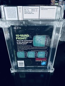 10 Yard Fight Football Black Box CIB WATA 6.5 Nintendo NES