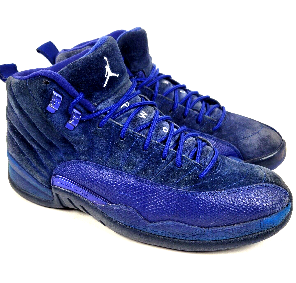 Blue Suede Air Jordan 12 Retro Deep Royal Air Jordan 12 Retro