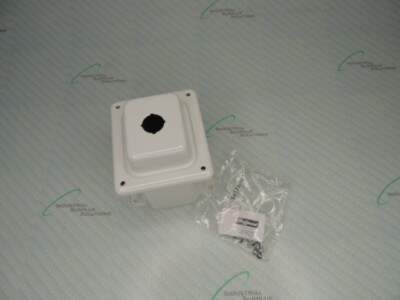 HOFFMAN ED1PBXM SINGLE GANG PUSHBUTTON STATION ENCLOSURE - WHITE