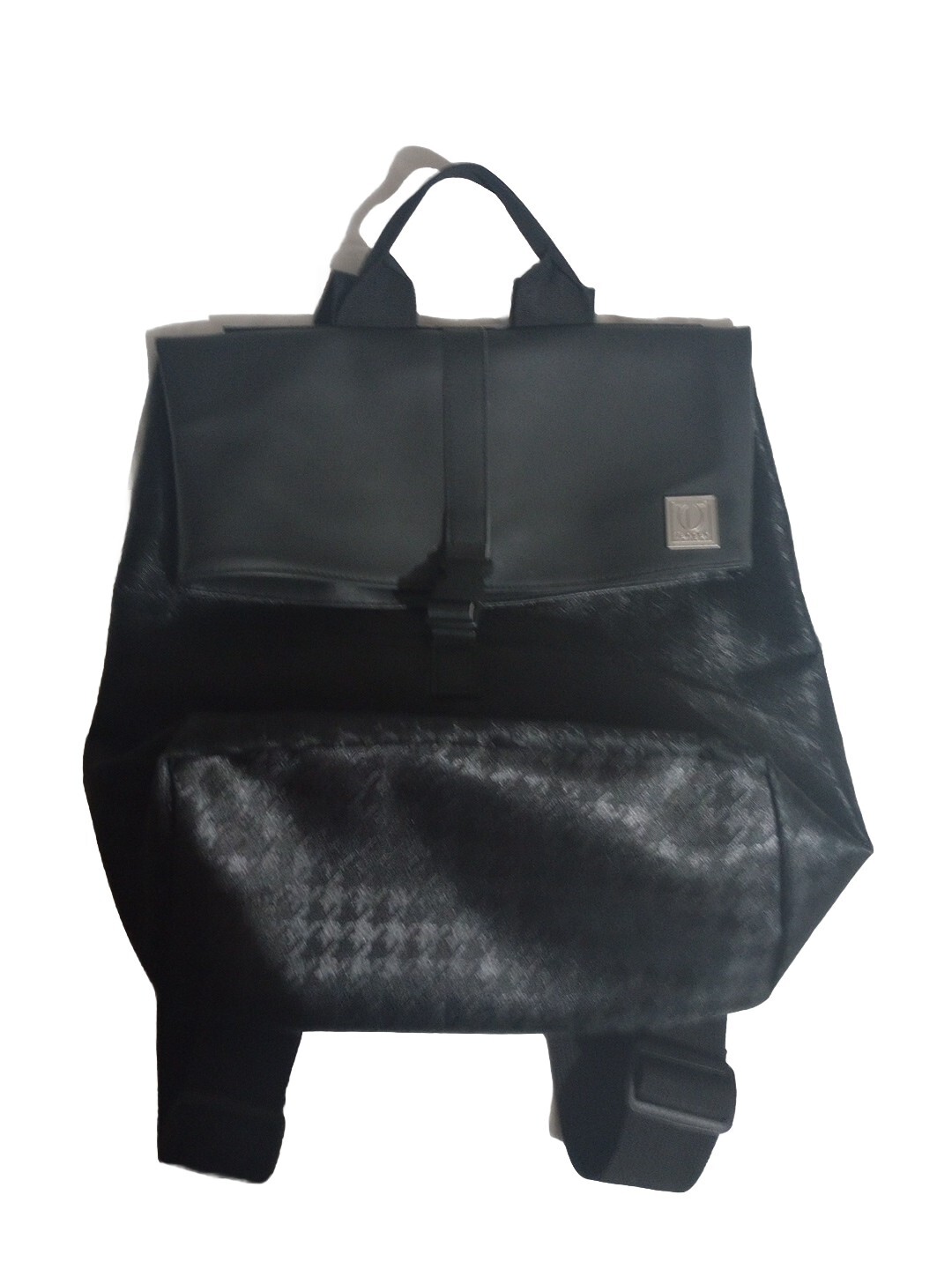 Tanger Backpack Houndstooth Patterned Deep Pocket… - image 1