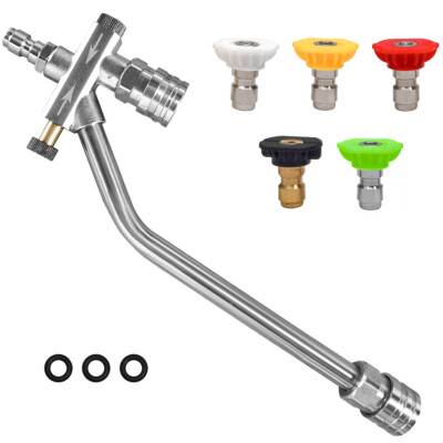 #ad Foam Cannon Dual Connector Accessory Pressure Washer Double Tip With 5 Nozzles $23.69