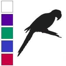 Macaw Parrot, Vinyl Decal Sticker, Multiple Colors & Sizes #441