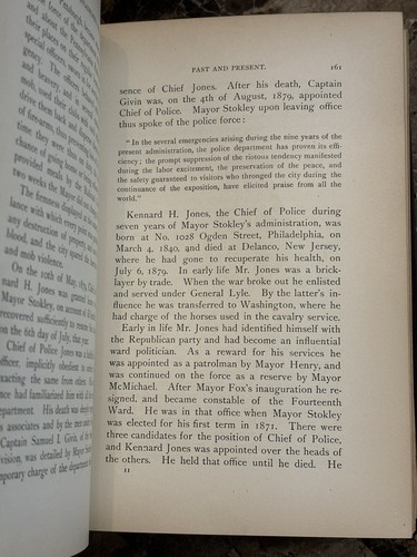1887 ANTIQUE THE PHILADELPHIA POLICE, PAST AND PRESENT BY SPROGLE FIRST EDITION - Foto 4 di 20