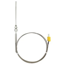 TCE-K05H3-150 K-Type Metal Thermocouple Sensor Probe with Fitting Screw for H...