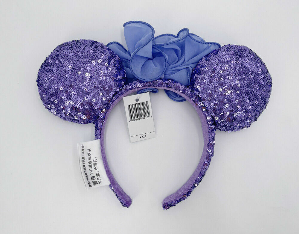 Minnie Ears Headband Collection Purple Hydrangea Blue Iris Disney Parks Minnie Ears Headband Collection Purple Hydrangea Blue Iris  main image 4