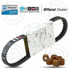 CINGHIA DI TRASMISSIONE + RULLI VARIATORE ORIGINALI PIAGGIO VESPA ET4 50 2002