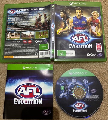 Xbox One AFL Evolution, AU Edition PAL 100% Complete Perth Ships