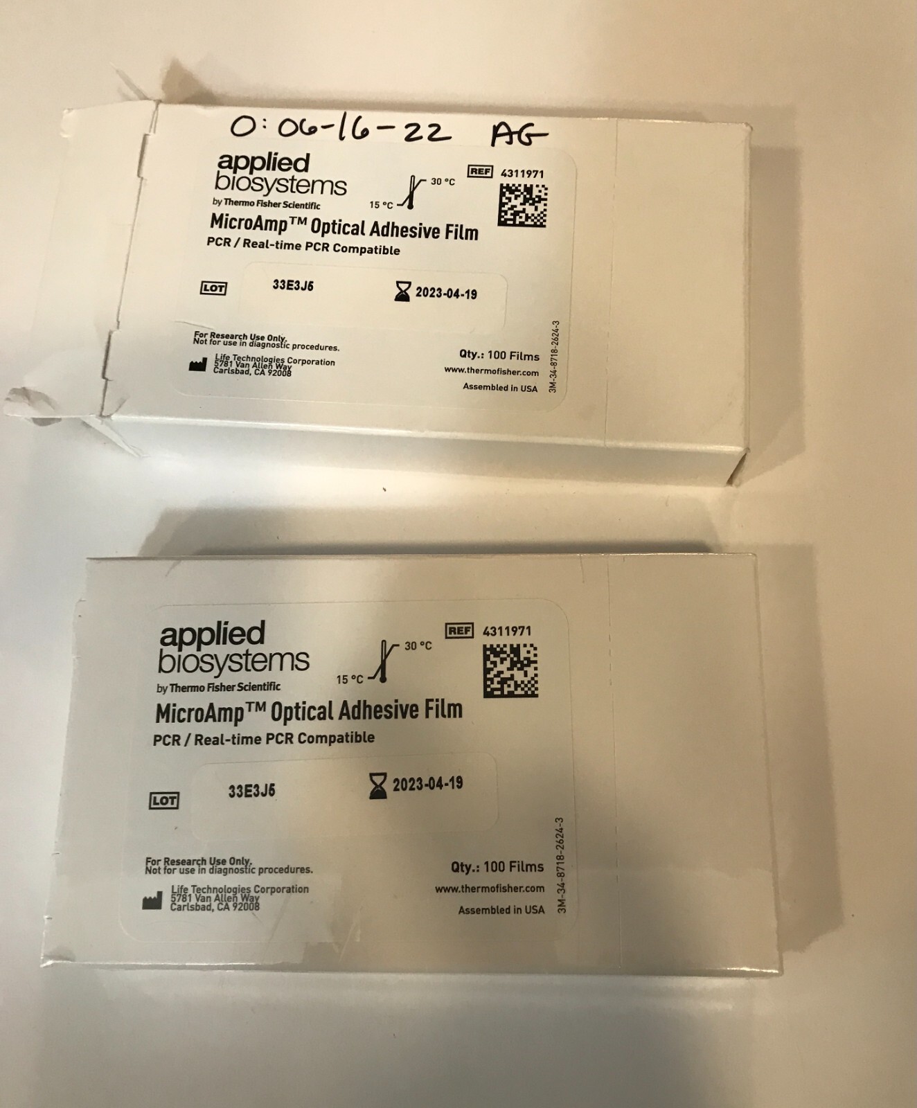 Thermo Scientific Applied Biosystems MicroAmp Optical Adhesive Film