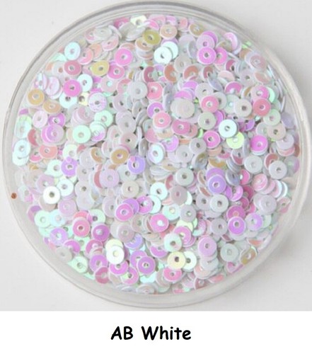 2000 Round 3MM Loose Sequins Flat Sewing Crafts Trim Costume - 47 COLOURS 1428 - Picture 14 of 50
