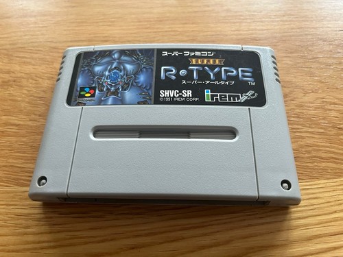 Super R-Type Japan Super Famicom Super Nintendo SNES SFC Rtype Cart & Manual! - Picture 5 of 17