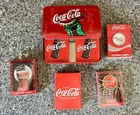Vintage Lot Of 6 Decks Coca-Cola Playing Cards. New In Boxes & Collectible Tin
