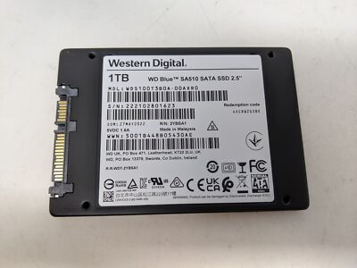 Western Digital 1TB WD Blue SA510 SATA Internal Solid State Drive