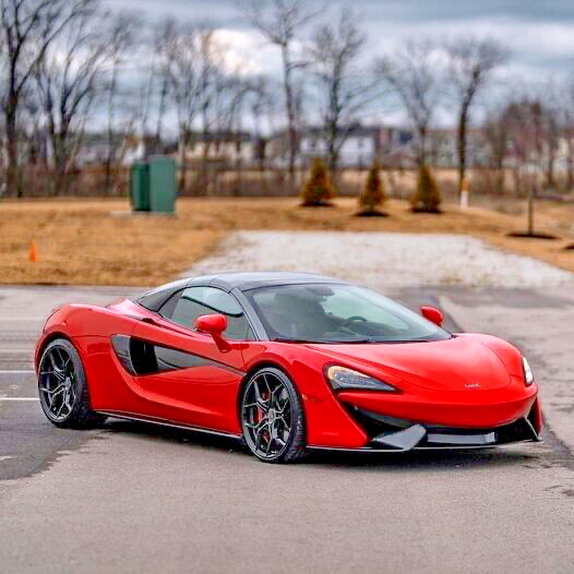 20” BD-F25 GLOSS BLACK WHEELS RIMS FOR MCLAREN 540 570  20X9 AND 20X12