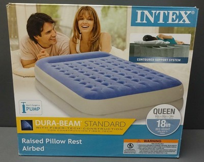 intex rest airbed queen