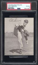 1949 Sealtest Phillies Stickers #NNO Curt Simmons PSA 4 Phillies  (7480)