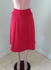 Women's Bliss XL Flare Red Skirt, Made in the USA