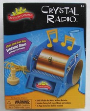 SCIENTIFIC EXPLORER CRYSTAL RADIO KIT. NEW, S...