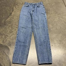 Vintage 80s Jordache Jeans Womens 8x29 Blue Denim Straight Leg USA Made 90s