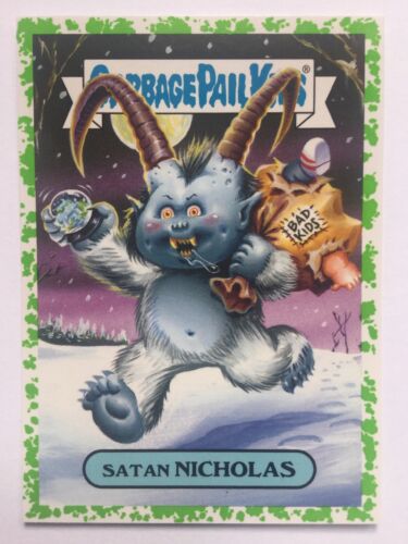 Garbage Pail Kids Oh The Horror Sticker 15b Modern Satan Nicholas Green - Picture 1 of 2