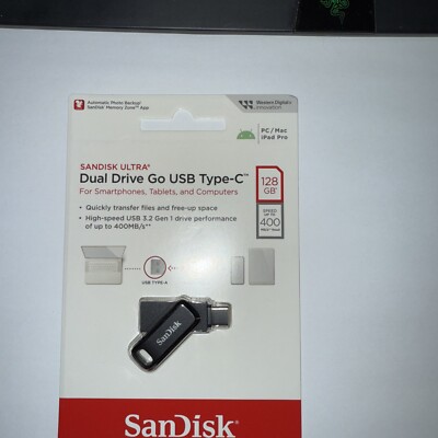 128GB Ultra Dual Drive Go USB Type-C Flash Drive SDDDC3
