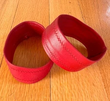 Pro Wrestling Bicep Bands Burgundy Set of 2 Stretchy Spandex Bands Sz. Medium