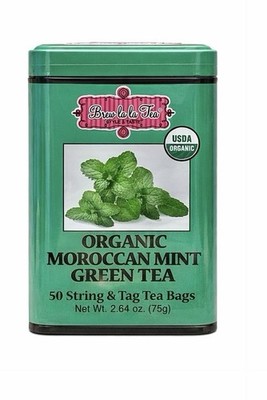 Brew La La Tea Organic Moroccan Mint Tea Digestive & Metabolism Support 50ct