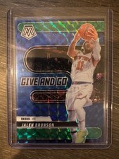 2025-26 Panini Mosaic Basketball Give and Go Prizm Jalen Brunson #11