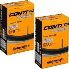 Continental Cross 28" 700X32-47C Inner Tubes 42mm Presta Valve Pack of 2 Tubes 