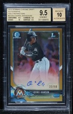 2018 Bowman Draft Gold Refractor 22/50 Osiris Johnson BGS 9.5 GEM MINT Auto 0c6