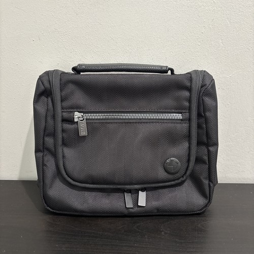 BMW Amenity Bag Black Hanging Toiletry Cosmetic Bag Pouch Organizer