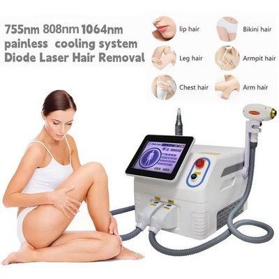 Pro Diode Laser Hair Removal 1064 755 808nm Machine Permanent Skin Rejuvenation