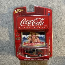 Johnny Lightning Coca-cola Brand 32 Ford Roadster Drive To The Beach Limited