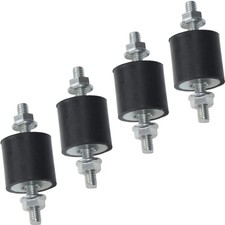4pcs 25 x 25mm Rubber Mounts Rubber Vibration Isolator Mounts Shock Absorber wit