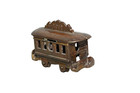 CAST IRON "SMALL TROLLEY" STILL BANK — photo 3