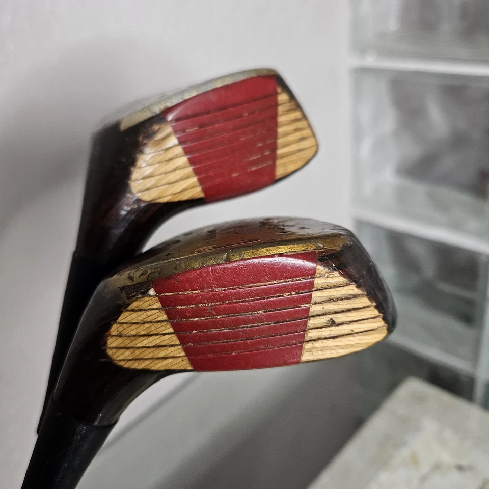 Vintage Ram Golf Tour Model Golden Ram Club Set 1,3 Woods Set RH Dyna-Lite Steel - Image 3 of 4