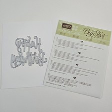 Stampin Up Big Shot Happy Birthday Thinlits fustelle