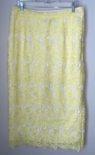 Anthropologie Sunday in Brooklyn Buttercup Eyelet Midi Skirt Size Large