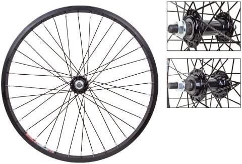 Wheel Master 20x1.75" BMX Wheel Set - Alloy, Single Speed, BO, Black, 36H
