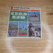 The Six Million Dollar Man ABC TV Series 3D View-Master 3 Reel Packet NEW SEALED