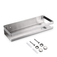 OwnMy Bathroom Shower Shelf Stainless Steel Bath 30CM / 12 Inch, Silver Tone