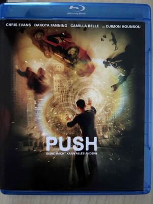 Push ( Action-Sci-Fi ) Bluray - Film Chris Evans 2009 in sehr gutem Zustand