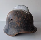 WW2 Wehrmacht Steel Helmet M35/M40 NS64 Conversion to Firefighter Helmet