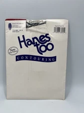 Hanes Too Contouring Pantyhose, Barely Black, Size CD Vintage 1999